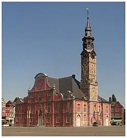 L'hôtel de ville de Saint-Trond.