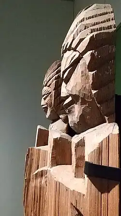 Deux divinités protectrices (détail), 1685.