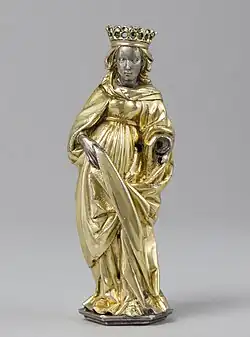 Statuette d'une sainte (MET)