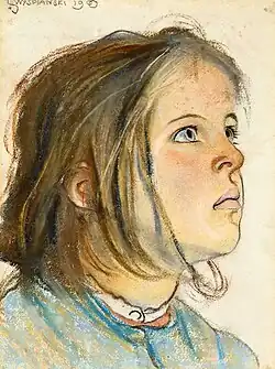 Stanisław Wyspiański –  Tête d'Hélène (1900)