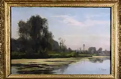 La Seine à Poissy, Paris, collection particulière