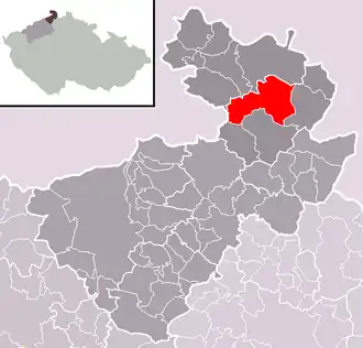 Localisation de Staré Křečany