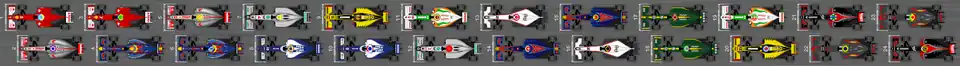 Photo de la grille de départ du Grand Prix