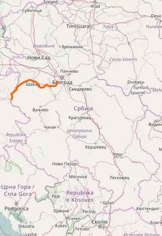 Image illustrative de l’article Route magistrale 26 (Serbie)