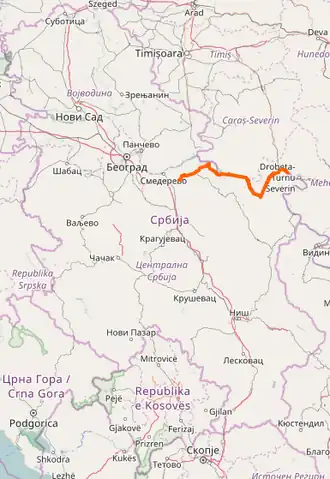 Image illustrative de l’article Route magistrale 34 (Serbie)