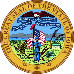 Blason de Iowa