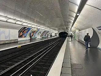 Les quais vus en direction de Pont de Levallois - Bécon.