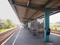 voies et quai central couvert