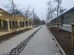 Nouvel abri à vélos.