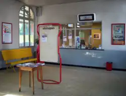 Ancien guichet (2010).