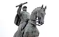 La statue équestre du maréchal Joffre en avril 2010.