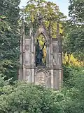 Monument dans le jardin arrière du château de Babelsberg