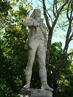 Statue de François-Athanase Charette de La Contrie à Couffé.