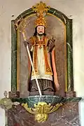 La statue de saint Martin.