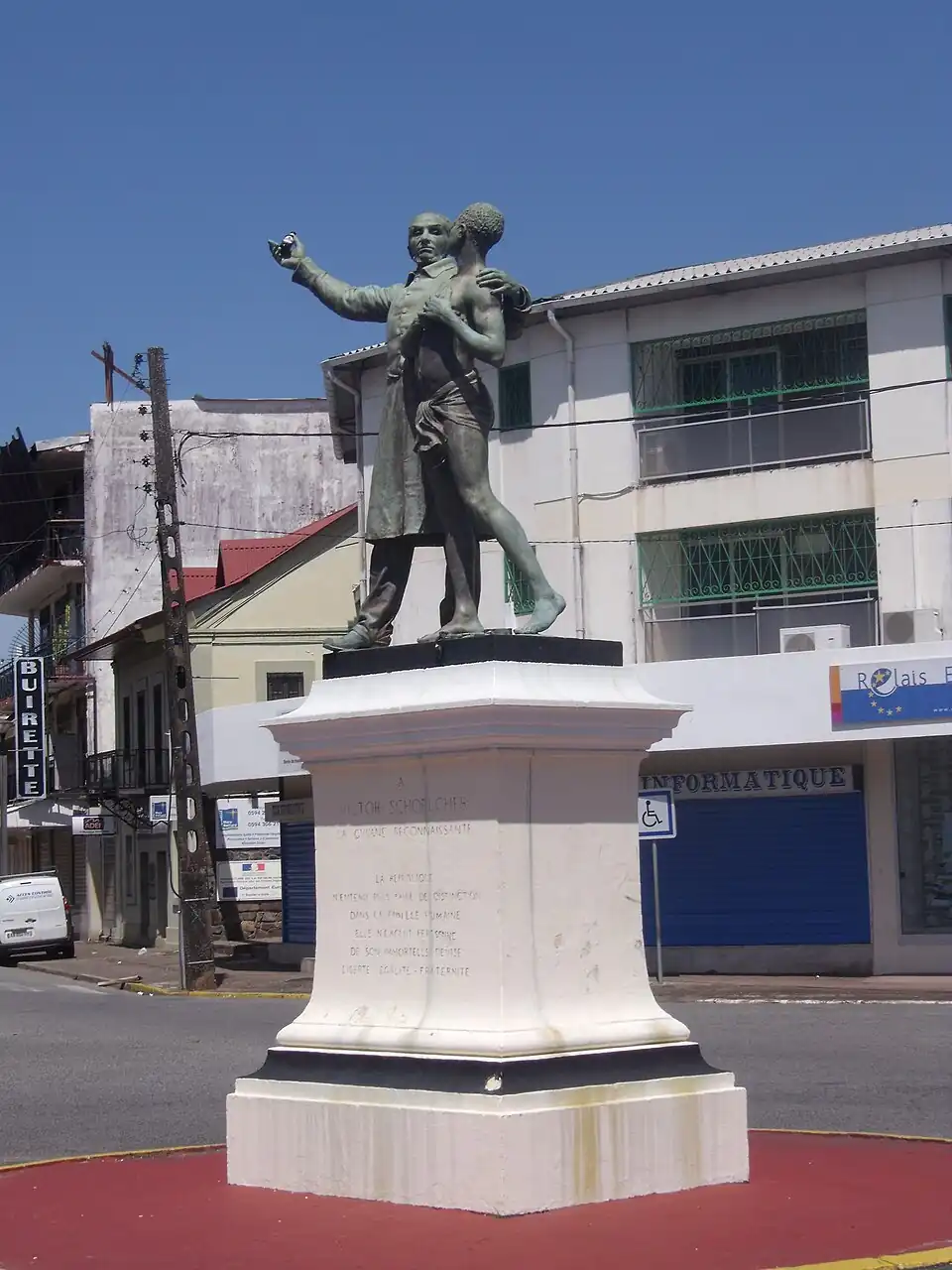 Monument à Victor Schœlcher (1897), Cayenne (Guyane).