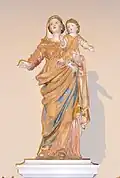 Statue de la vierge à Mions