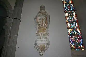 La statue de saint Patrice.