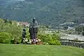 Statue du frère François-Marie près de Dolceacqua.