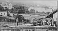 Les infrastructures fret de la gare en 1906.