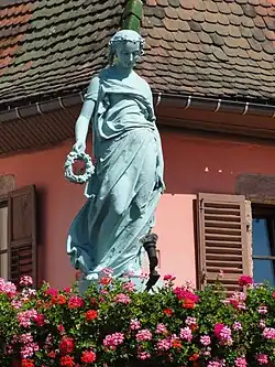 Fontaine de la Jeune fille, Sainte-Marie-aux-Mines.