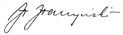 signature de Stefan Starzyński