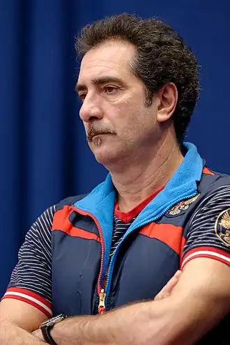 Stefano Cerioni aux qualifications pour le Challenge international de Paris 2015.