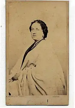 La cantatrice Balbina Steffenoni, 1860.