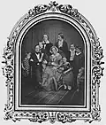 Le marchand hambourgeois Johann Philipp Bartel et sa famille, 1847.