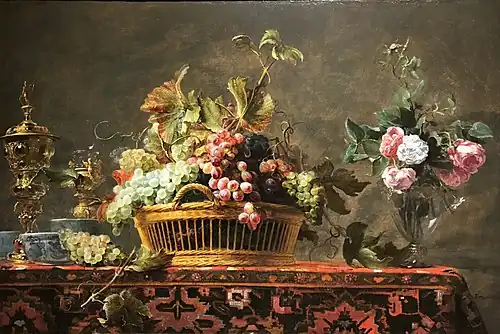 Frans Snyders, Nature morte avec fruits et fleurs, vers 1630