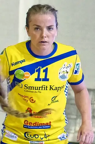 Le 14 septembre 2014, lors du match Issy Paris Hand / Mios Biganos Bègles au stade Robert Charpentier à Issy-les-Moulineaux.