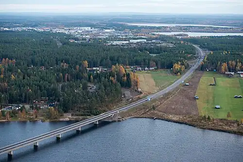 Le nouveau pont de Gäddvik.