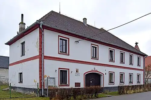 Strýčice : la mairie.