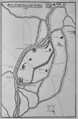 Carte de Strasbourg au XIe&nbsp;siècle