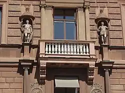 Strandvägen n° 19 : détail.