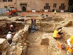 Fouilles préventives de l’Inrap en juillet 2012.