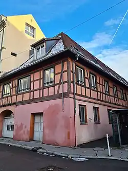 Maison à colombages.