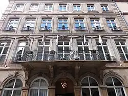 Balcon en ferronnerie du no&nbsp;31.