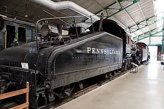 Le tender « Slopeback » d'une locomotive de manœuvre, incliné sur l'arrière pour une meilleure visibilité lors des accostages.
