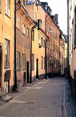 Une rue de Gamla stan.