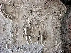 Décoration en stuc, théâtre d'Ostie.