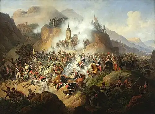 Bataille de Somosierra par January Suchodolski.