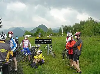 Le col de l'Ardéchoise (1&nbsp;184&nbsp;m)