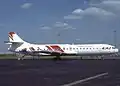 Caravelle 10 d'EAS F-GCJT nom de baptême BRETAGNE en 1980