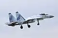 Le premier Su-35S livré à l'armée de l'air russe, en mai 2012.