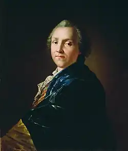 Portrait de l'écrivain Alexandre Soumarokov (1760)