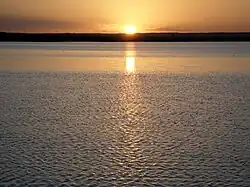 Barrage de Kenadsa près de Béchar.