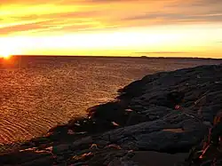 Coucher de soleil sur Stokkøya