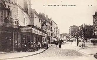 La place Trarieux, actuelle place du Général-Leclerc.