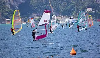 Velliplanchistes à Torbole.