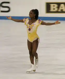 Surya Bonaly (France), vice-championne du monde en 1993, 1994 et 1995.